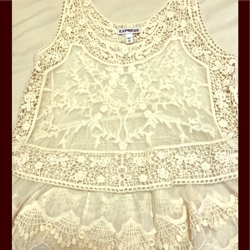 Express size x small see-through tank